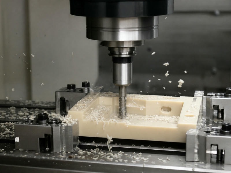 Precision CNC milled plastic part