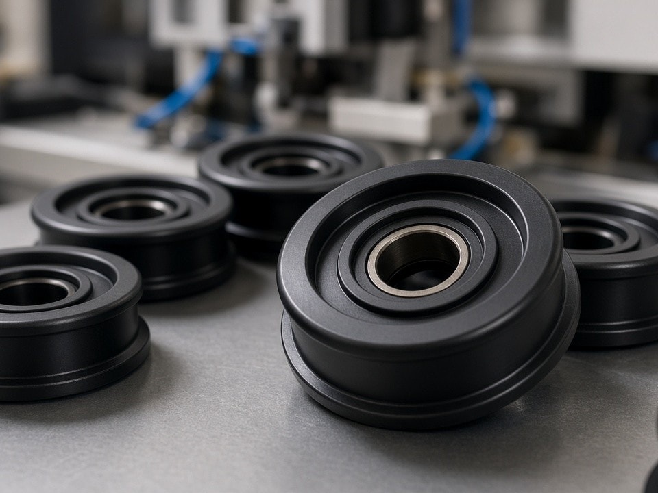 Custom Plastic Idler Wheels Manufacturer | Plasticpartsmfg