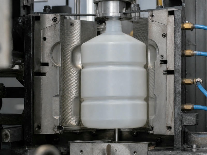 Polypropylene blow molded components inspection