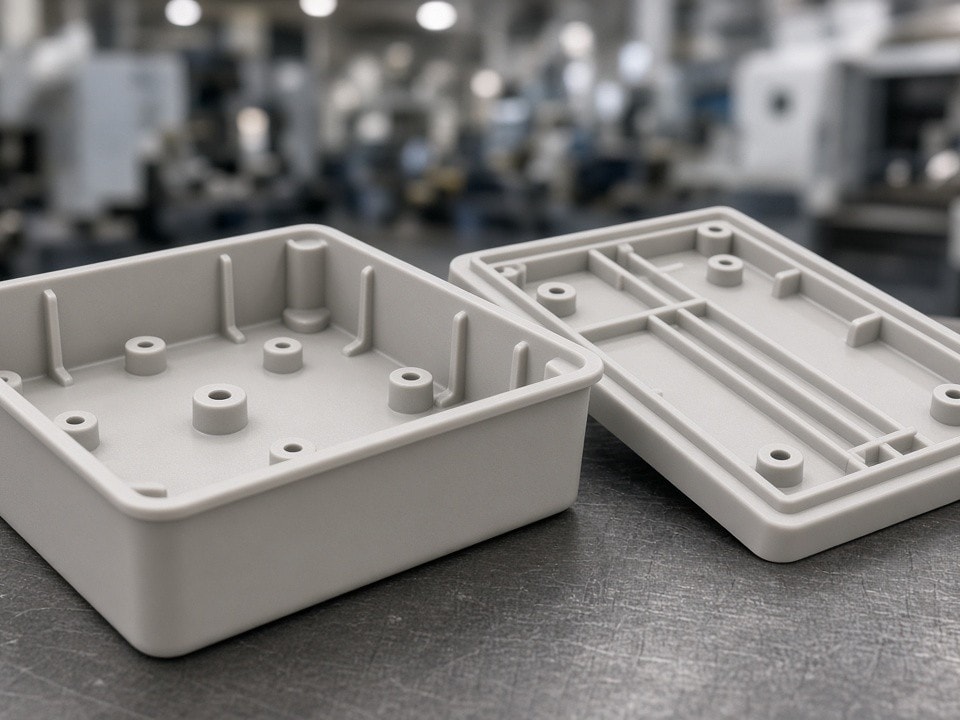 Custom plastic enclosures manufactured for electronic and industrial equipment