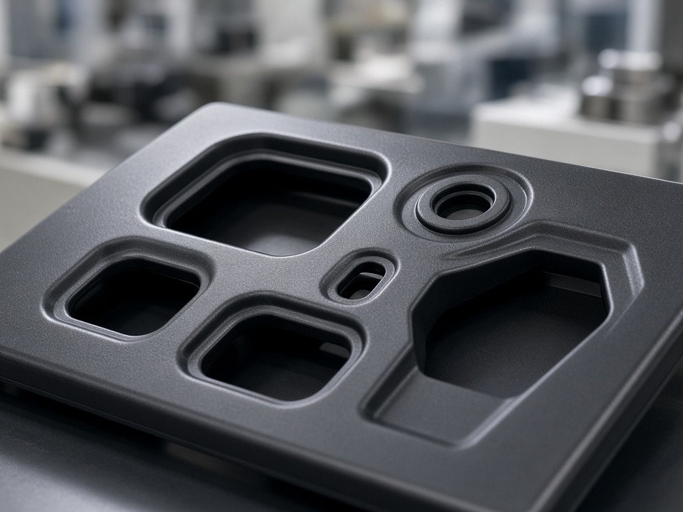 Custom plastic faceplate for an instrument or equipment interface