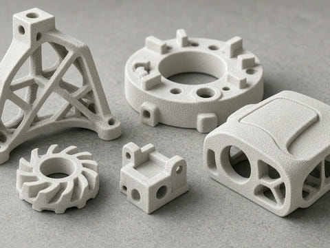 SLS 3D-Druck für Kunststoffteile aus PA12 und PA11 | Plasticpartsmfg