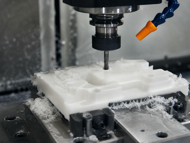 Präzisionsbearbeitung von Kunststoffteilen mit CNC-Technik